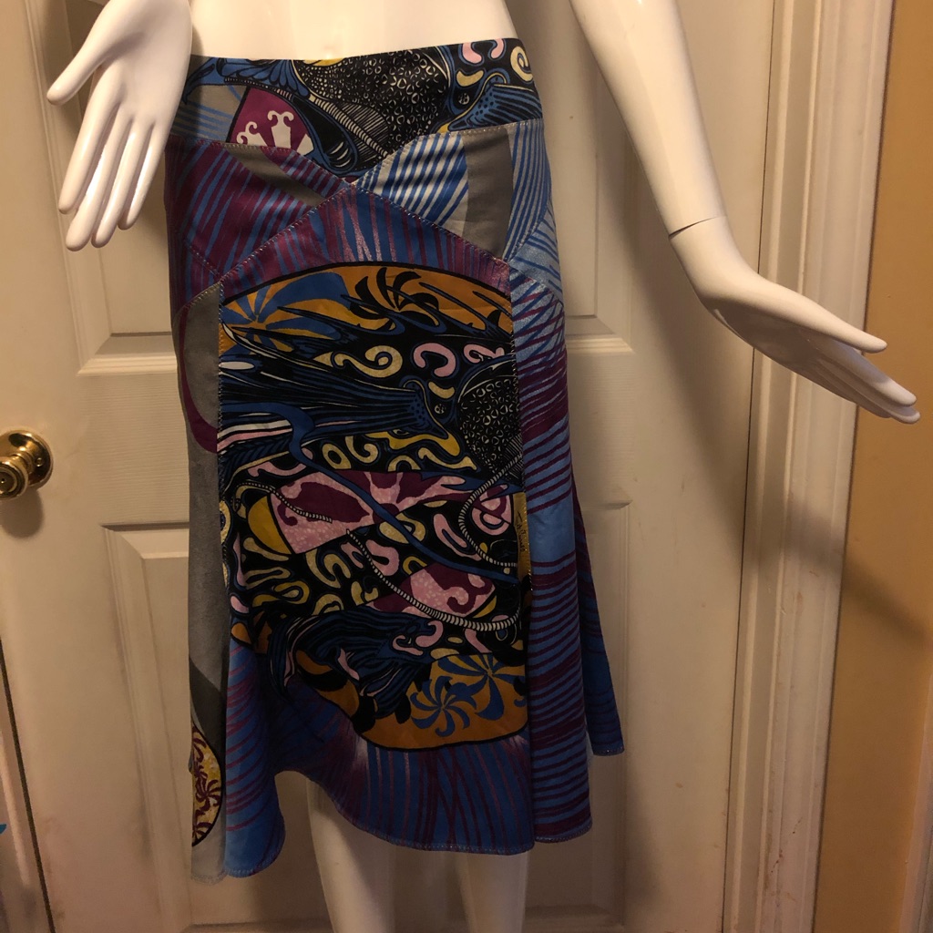 Just Cavalli Silk Skirt